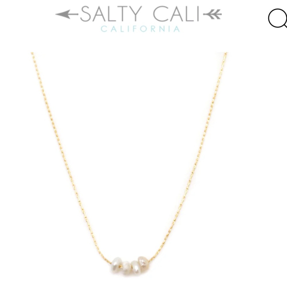 Salty Cali Ocean’s Whisper Pearl Necklace